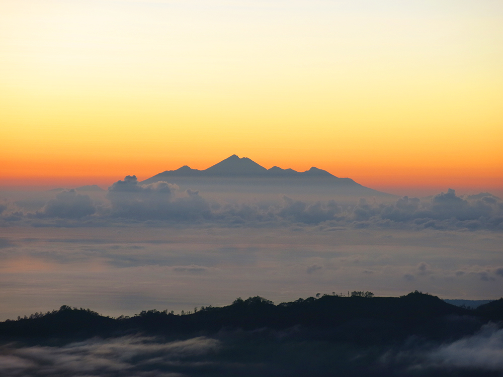 View of Mount Rinjani